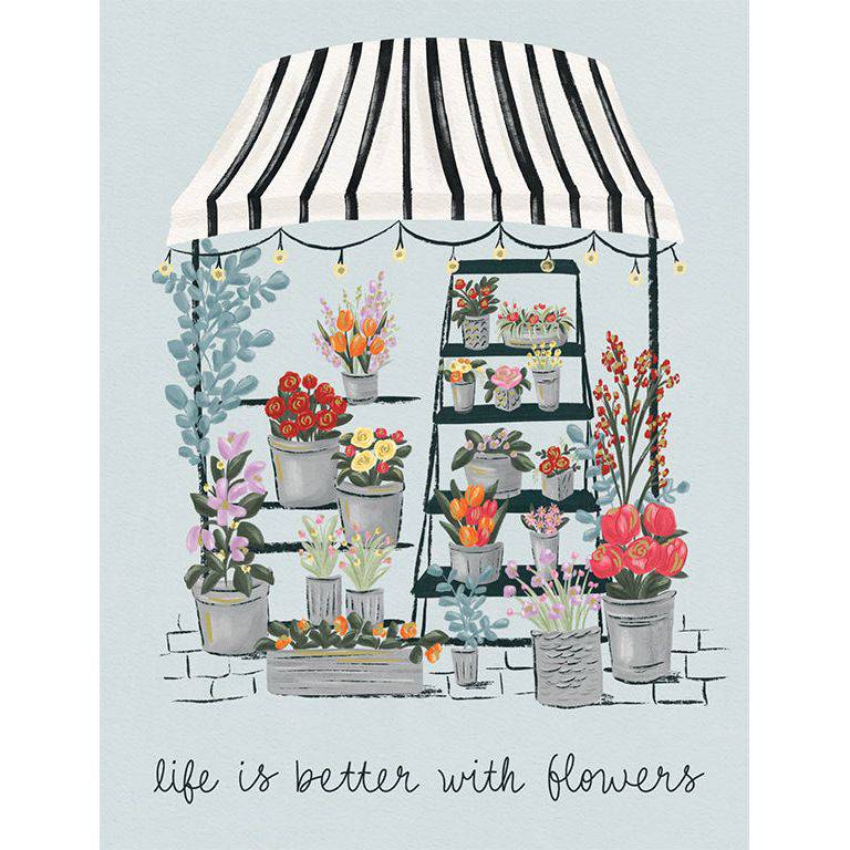 From Me To You birthday greeting card by Pictura featuring colorful floral illustrations and heartfelt message inside.
